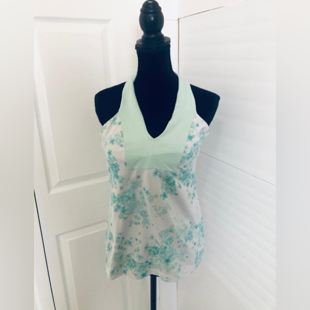 Lululemon Athletica Womens Sz 10 Breathable Stretch Yoga Gym Sports Bra Tank